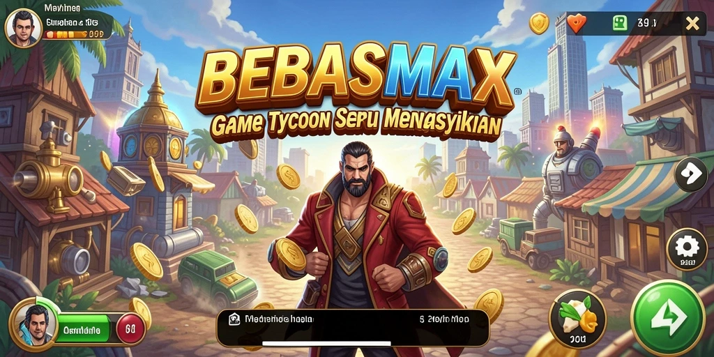 Tampilan menarik dari gameplay BEBASMAX yang penuh strategi.