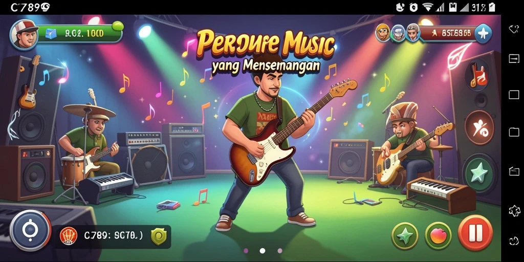 Tampilan menarik dari gameplay C789 yang menyenangkan.