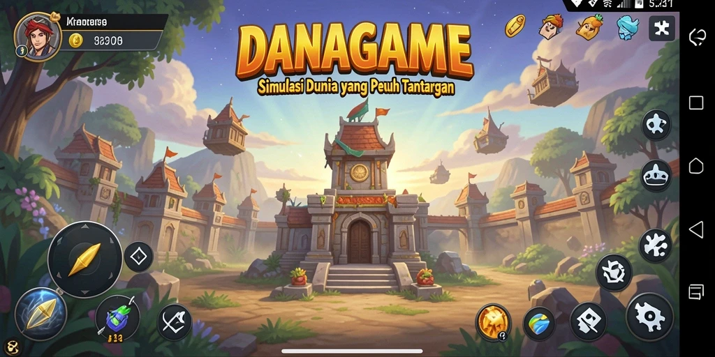 Gameplay seru dalam simulasi yang realistis.