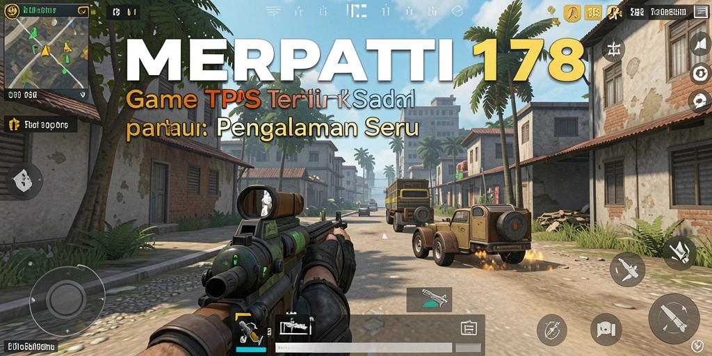 Gameplay seru dari MERPATI178 saat bertempur di arena.