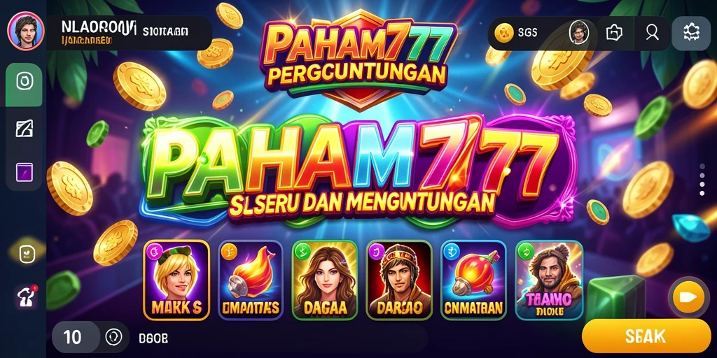 Tampilan permainan Slot yang menegangkan dan penuh warna.