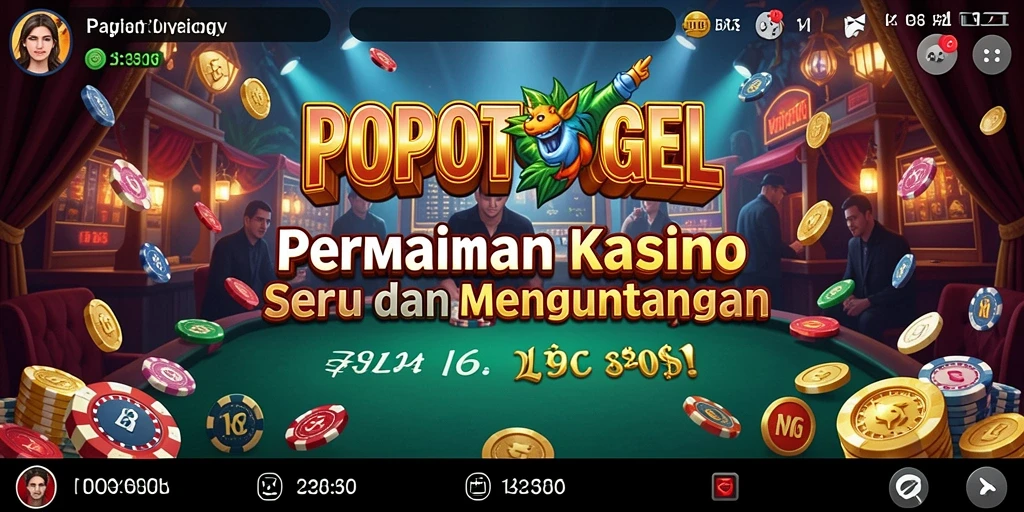 Screenshot menampilkan gameplay seru di kasino POPOTOGEL.